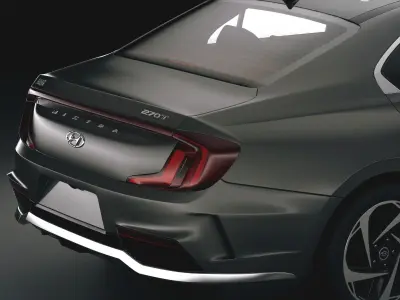 Hyundai Mistra EV 2021 3D model