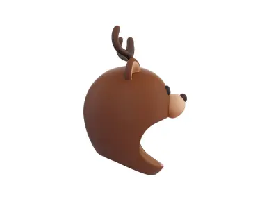 Prop063 Deer Hat 3D model