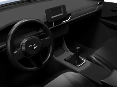 HYUNDAI I30 2018 LOWPOLYY Low-poly 3D model