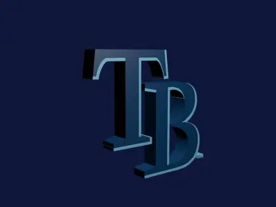 Tampa Bay Rays Logo 3D model