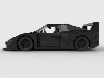 LEGO TOY sports car racing car sedan car 3D model