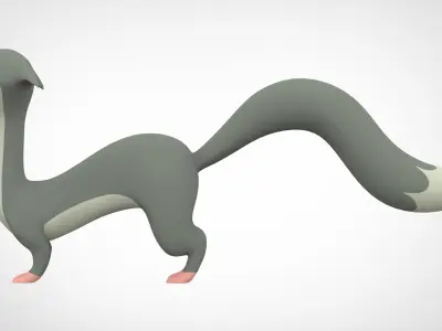 Scorch  Low-poly 3D model