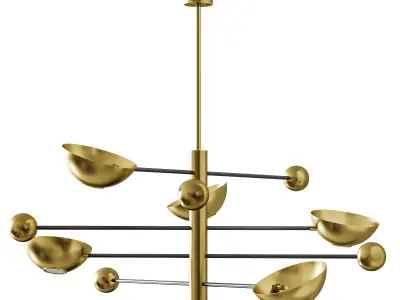 Chandelier Salinas 3D model