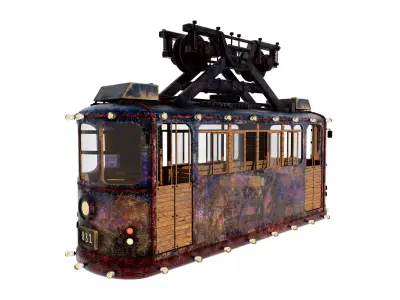 Cable Car 3D model