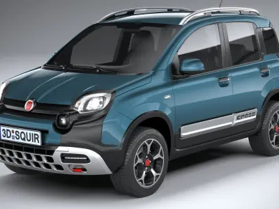 Fiat Panda Cross 2021 3D model