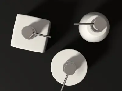 Soap Dispensers Low-poly 3D model