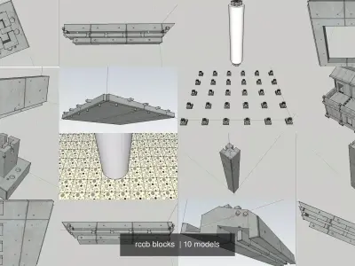 rccb blocks  3D Model Collection