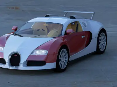 Bugatti Veyron  3D model