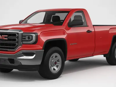 2018 GMC Sierra 1500 Regular Cab 3D model