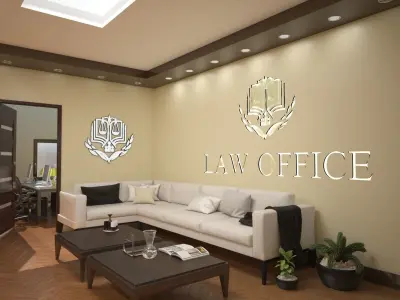 interior office 360 render 01 3D model