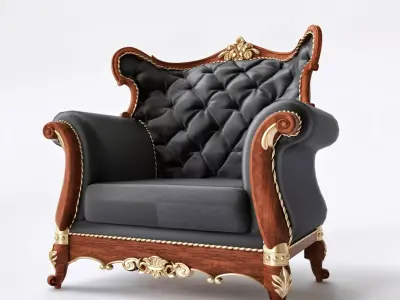 Luxury Classic Sofa jumbo collection 2 3D model