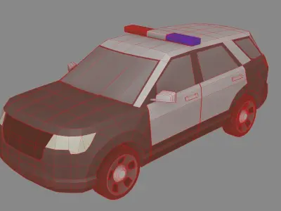 LowPoly Car Pack Low-poly 3D model