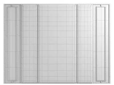 Panel 01 3D model buy
