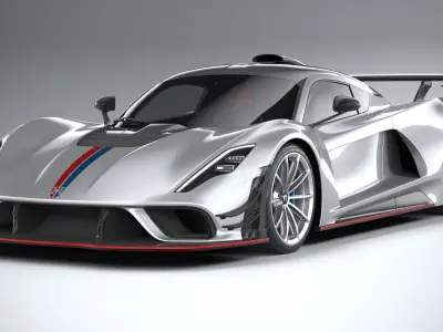 Hennessey Venom F5 Revolution Coupe 2023 3D model