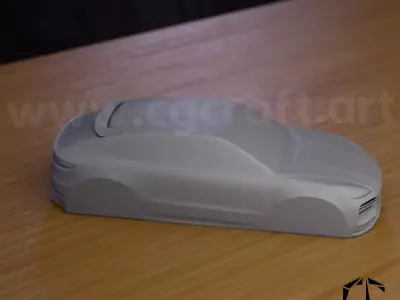  Porsche Cayenne turbo gt simplified decorative model v2 3D print model