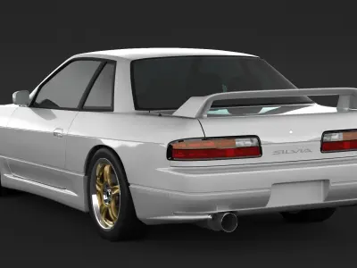 Nissan Silvia S13 Onevia 3D model