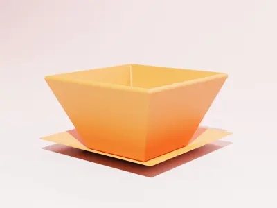 Vase 3D Print Model geometric planter 3D print model