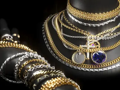 50 jewelry items vol2 3D print model