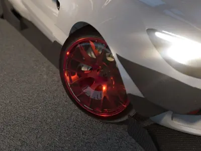 AMG GT race track body kit 3D model