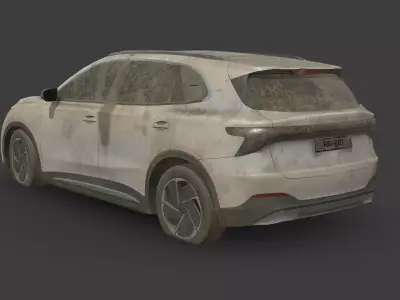 Abandoned Car - MG S5 EV 2026 Low-poly 3D model
