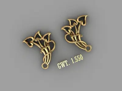 FASHION EARING 3D model purchase