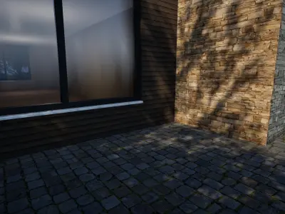 Modern A-Frame Luxury Villa - Architectural Visualization - UE5 3D model