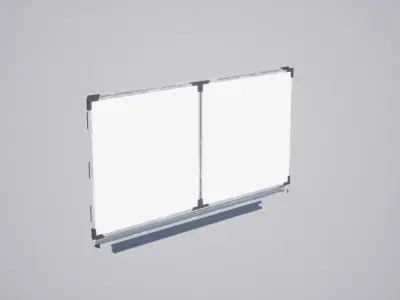 High school board Low-poly 3D model