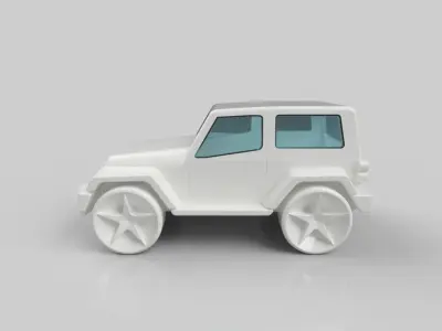 Jeep Wrangler 3D print model