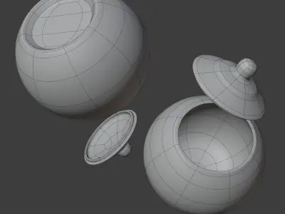 Boob Pot 3D model