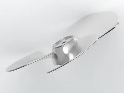 Metal Fan Blade 3D print model