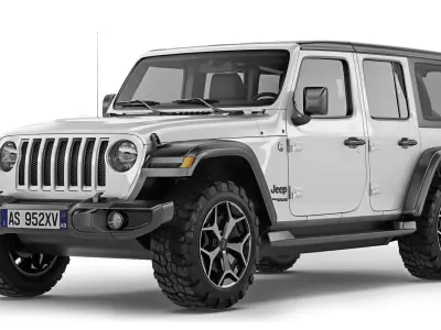 Jeep Wrangler 2018 3D model