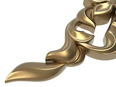  decorative pattern ready for 3D printing 3D model 29