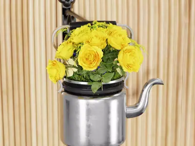 Decorative flower 3D model