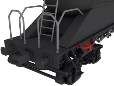 Railroad Tank Car 3D model