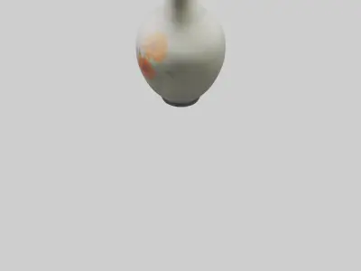 Flower Vase model Low-poly 3D model