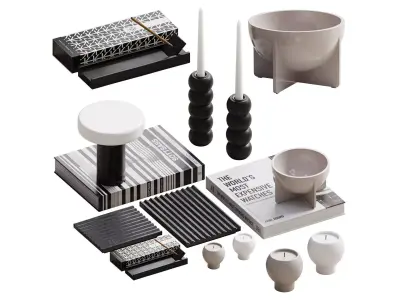 Decor Set 008  3D model
