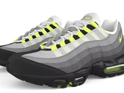 Air Max 95 Neon PBR Low-poly 3D model