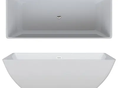 VA6821-S freestanding bath tub 3D model