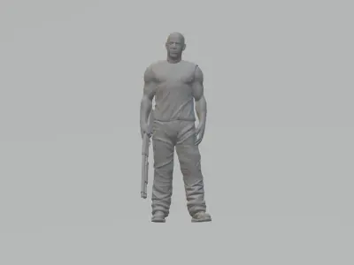 Dominic Toretto Vin Diesel Fast and Furious 3D print model