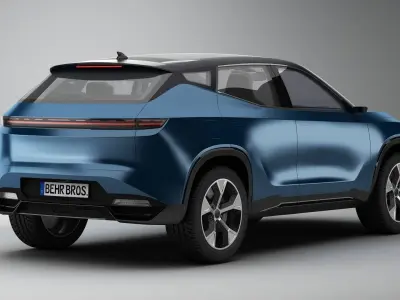 Generic Modern SUV 3D model