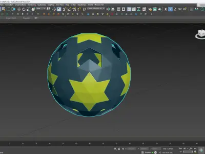 Perforated Globe Star Shape 3D Printing Model 3D print model