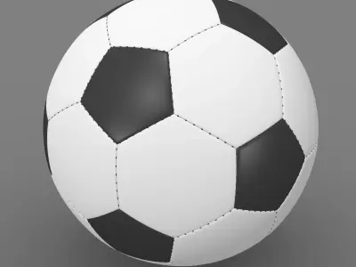 Soccer ball 3D model 30