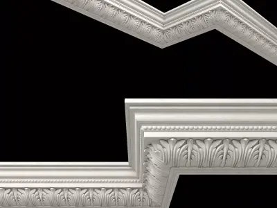 Decor molding 10 Low-poly 3D model