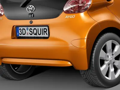 Toyota Aygo 5-door 2013 3D model