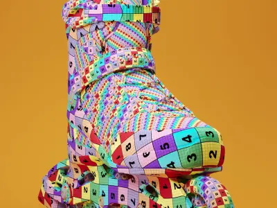 Rolki Rollerblade Zetrablade  3D model