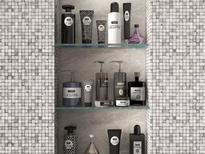 DECOR FOR BATHROOM 01 3D model