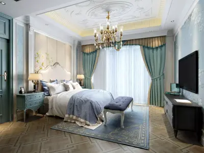 bedroom interior 3D model