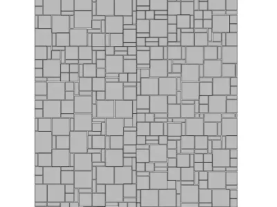 STACKED RUSTIC 3D model