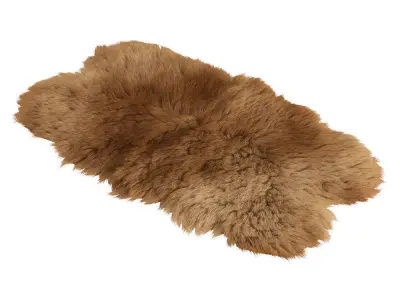 Forsyth Sheepskin Rug 3D model