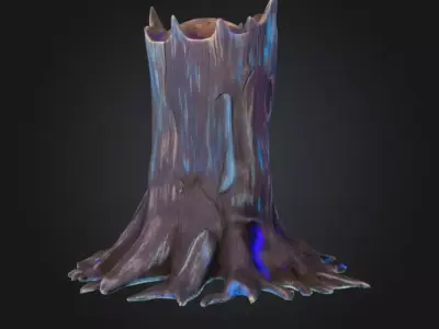 Tree Sentinel Low-poly 3D model